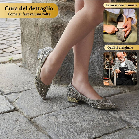 Scarpe con Tacco Eleganti e con suola comoda e antiscivolo