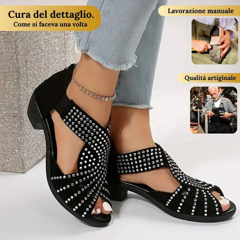Scarpe TAYLOR, con tacco e dettagli glitter