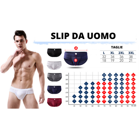 Set da 4 slip da uomo (S)