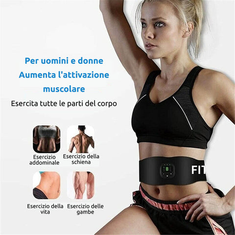 Cintura fitness per fisico tonico e addominali scolpiti (TRASF)