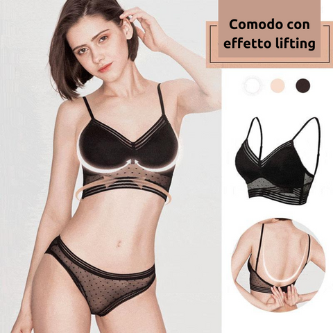 Seducente set da 3 reggiseni comodi e traspiranti (TRASF)