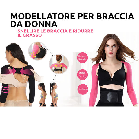 Modellatore per braccia e correttore postura da donna (S)